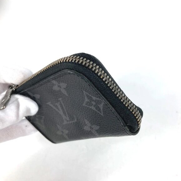 LOUIS VUITTON M63536 MonogramEclipse Portemone Jules Wallet coin purse - Picture 12 of 15